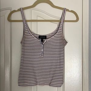 Topshop Striped Tank Top